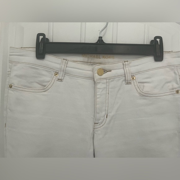 EUC Michael Kors White Jeans Size 6 - Picture 3 of 7